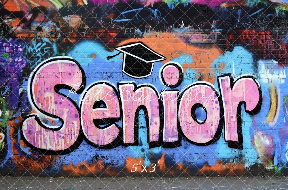 Kate Senior Graffiti Wall Graduation Backdrop Designed by Patty Roberts