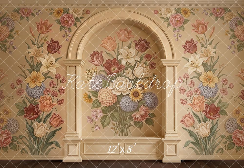 Kate Mother's Day Flower Arch Floral Wall Backdrop Designed by Emetselch