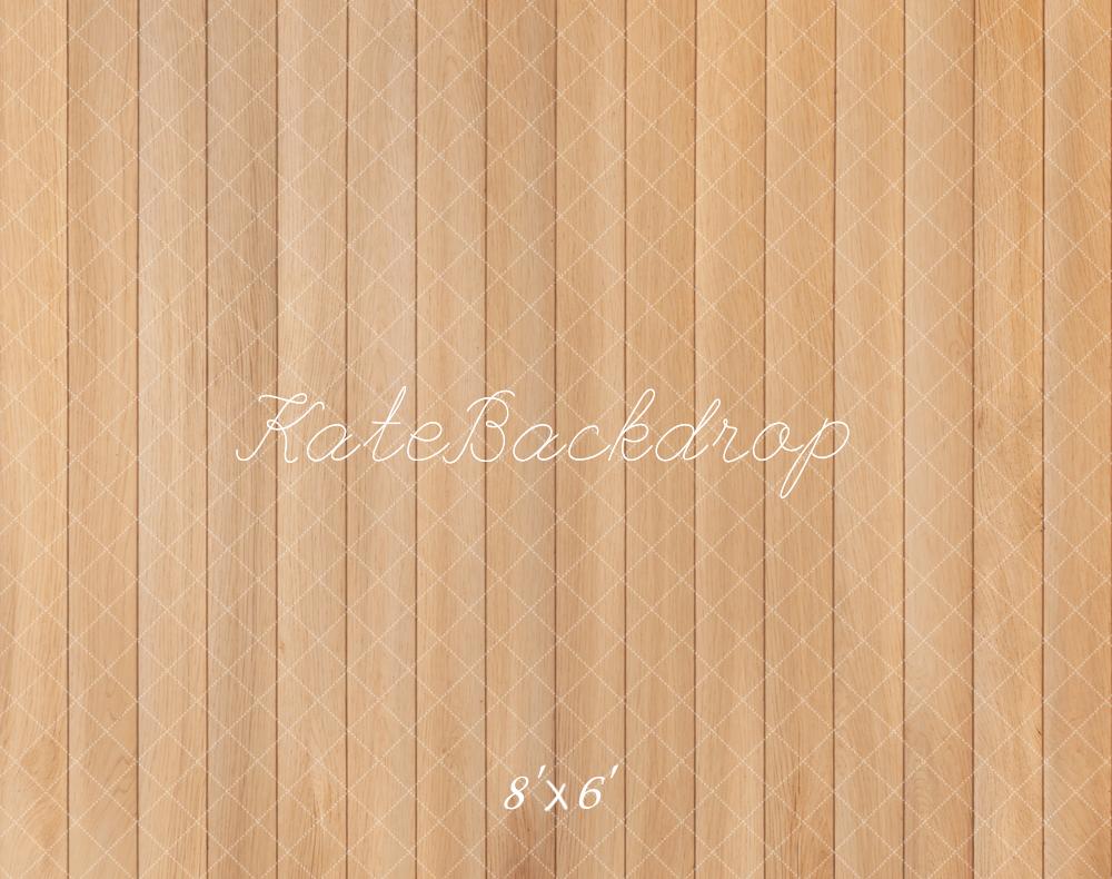 Kate Light Brown Wooden Pattern Floor Backdrop Designed by Kate Image