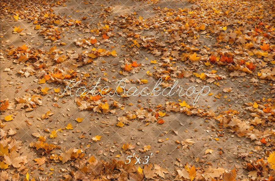 Autumn Leaves Scenic Fall Backdrop
