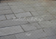 Kate Stone Brick Gray Floor Printed Backdrop Designed by Kate Image