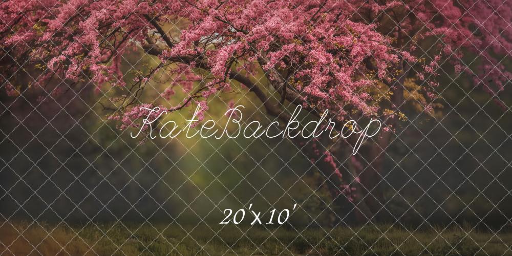 Kate Spring Pink Blossom Tree Arch Forest Backdrop Designed by Emetselch