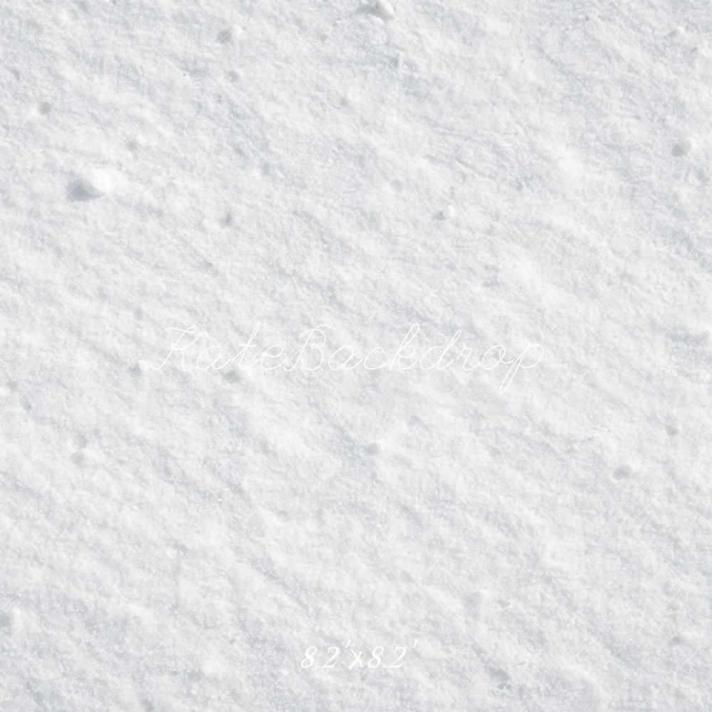 Kate Winter White Snow Printed Floor Backdrop Designed by Mini MakeBelieve