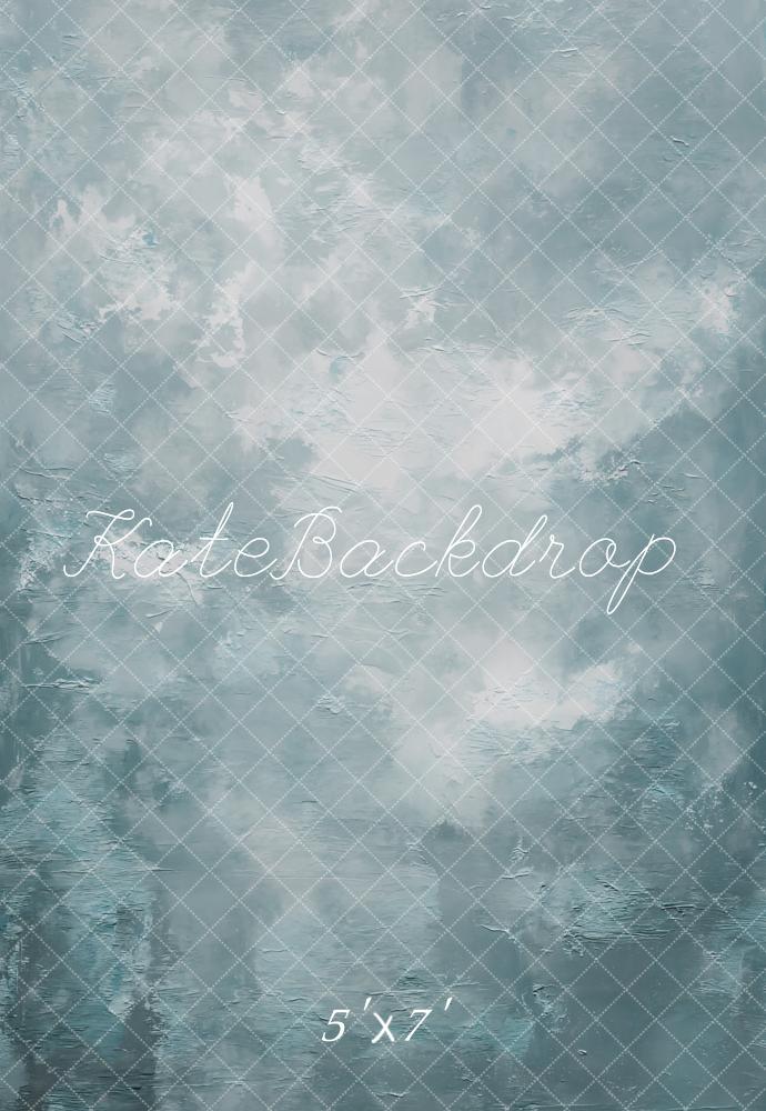 Kate Abstract Texture Blue Backdrop Designed by GQ