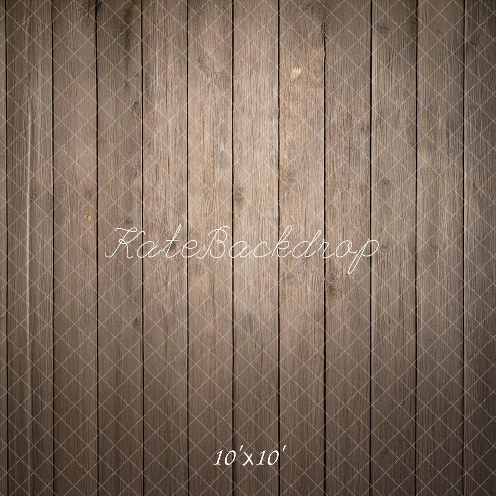 Kate Brown Wood Plank Wall Printed Backdrop Designed by Mandy Ringe Photography