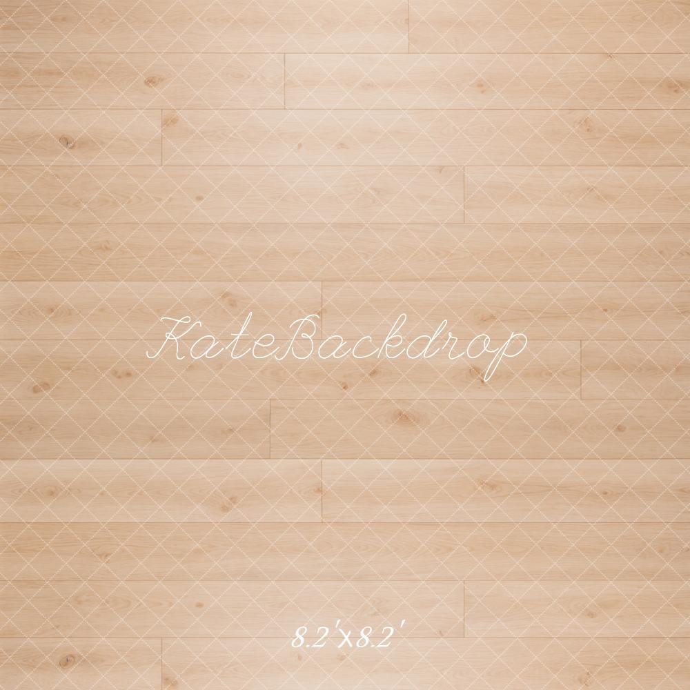 Kate Light Wood Plank Floor Printed Backdrop Printed Backdrop Designed by Kate Image