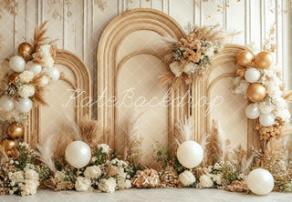 Arco de Globos Florales Boho Diseñado por Patty Roberts