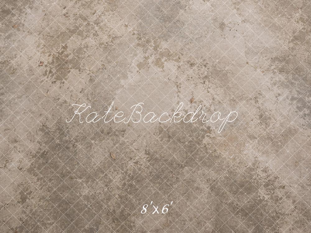 Kate Gray Beige Crosshatch Texture Floor Printed Backdrop Designed by Ashley Ward