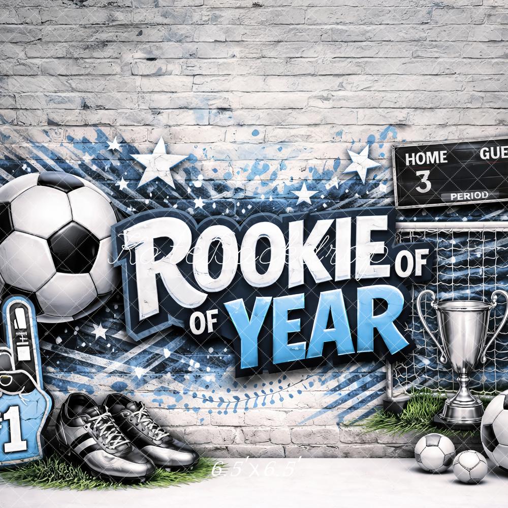 Kate Sports Soccer Rookie Of The Year Printed Backdrop Designed by Ashley Paul