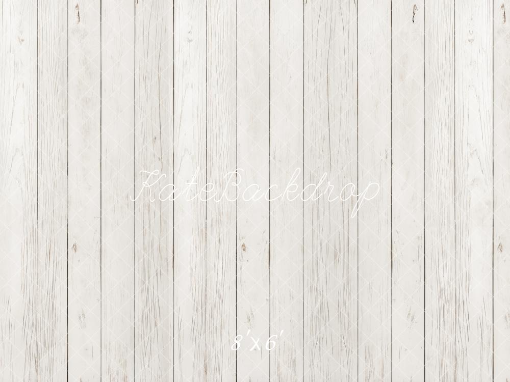 Kate White Wood Retro Wall Backdrop Designed by Kate Image