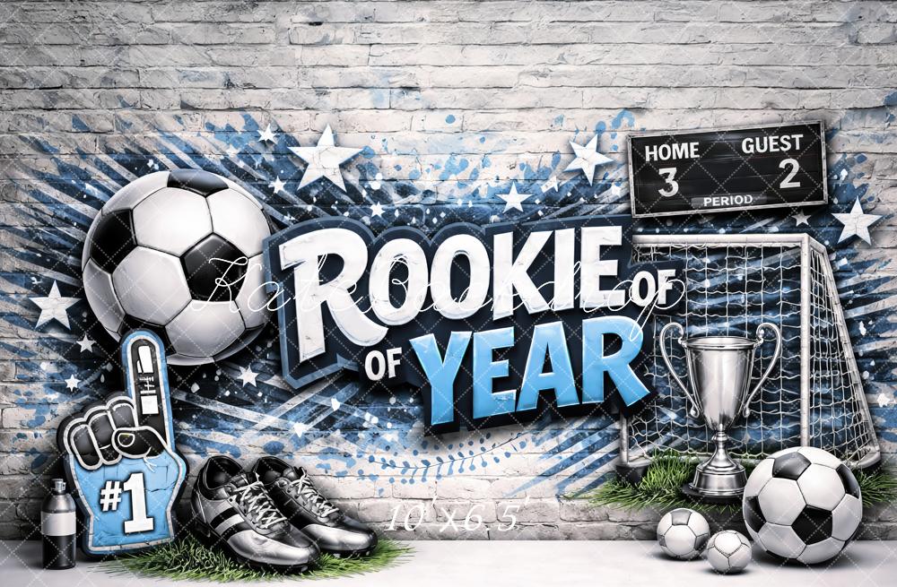 Kate Sports Soccer Rookie Of The Year Printed Backdrop Designed by Ashley Paul