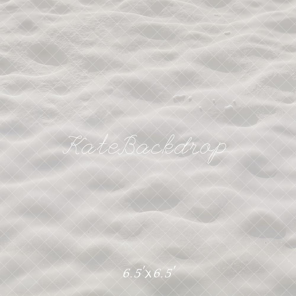 Kate Winter White Snow Floor Printed Backdrop Designed by Kate Image