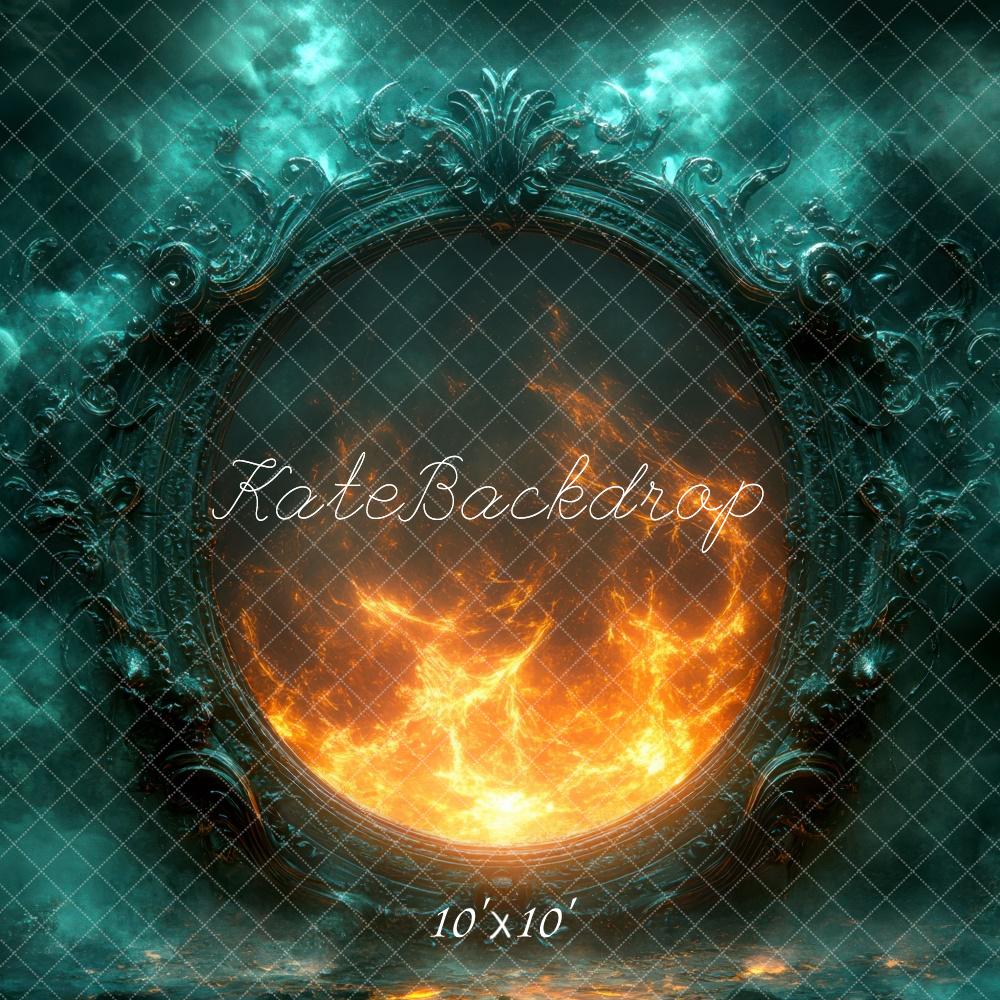 Sfondo a Specchio di Fuoco Fantasia progettato da Mini MakeBelieve