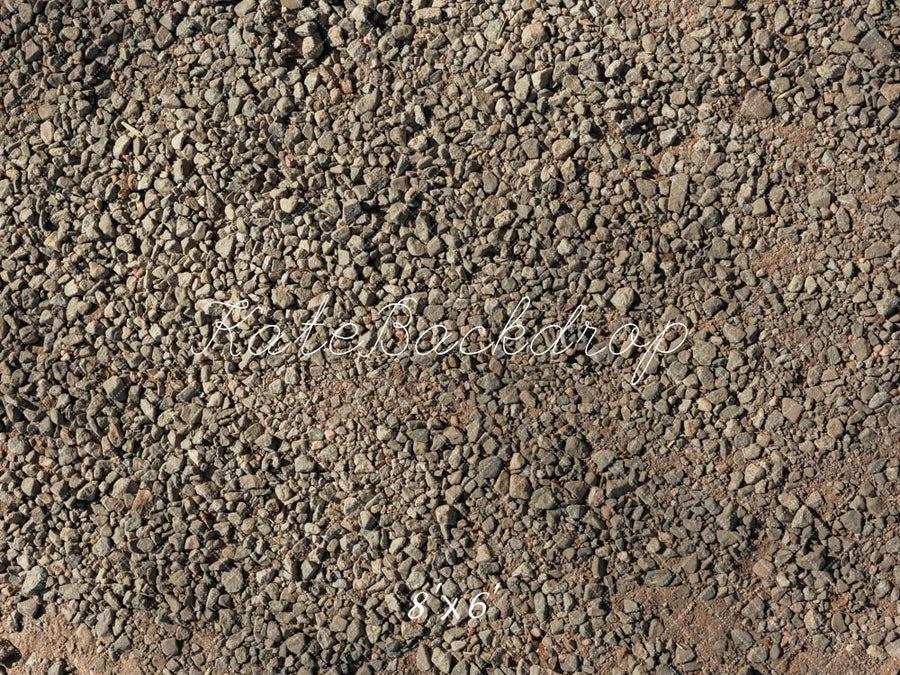 Kate Gravel Ground Texture Rock Road Floor Backdrop Designed by Mini M