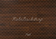 Kate Dark Brown Wood Floor Printed Backdrop Designed by Emetselch