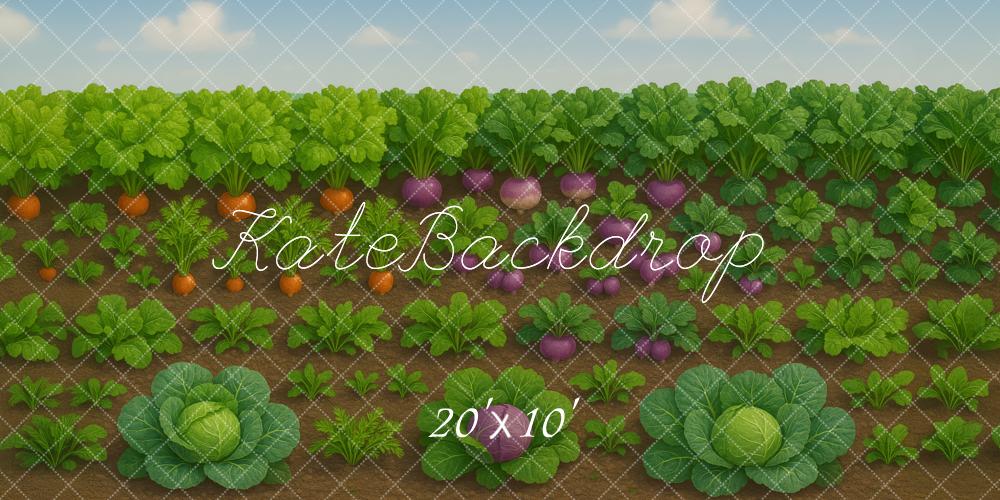 Farm Vegetable Garden Foto Achtergrond Designed by Megan Leigh Photography