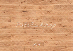 Kate Brown Wood Plank Geometric Floor Printed Backdrop Printed Backdrop Designed by Kate Image