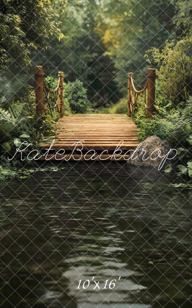 Kate Forest Bridge Lake Backdrop Designed by Emetselch