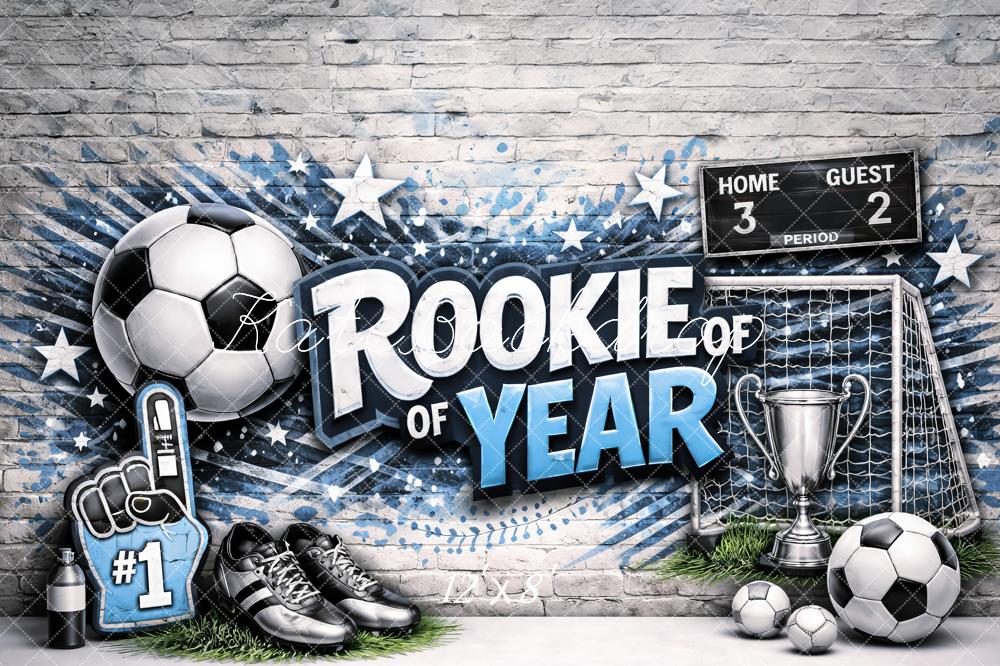 Kate Sports Soccer Rookie Of The Year Printed Backdrop Designed by Ashley Paul