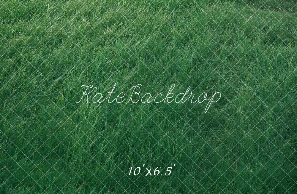 Kate Spring Dark Green Grass Field Floor Backdrop Designed by Kate Image