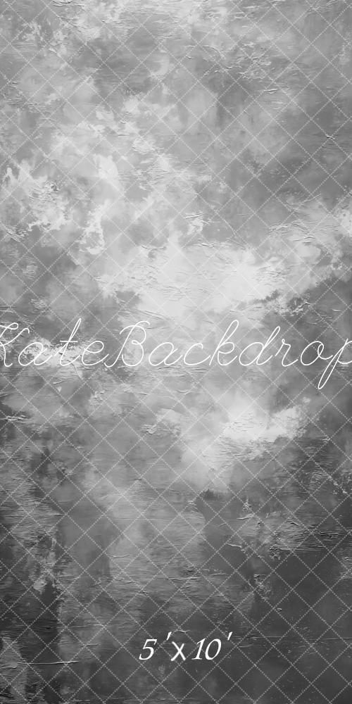 Kate Sweep Gray Abstract Texture Printed Backdrop Designed by Kate Image