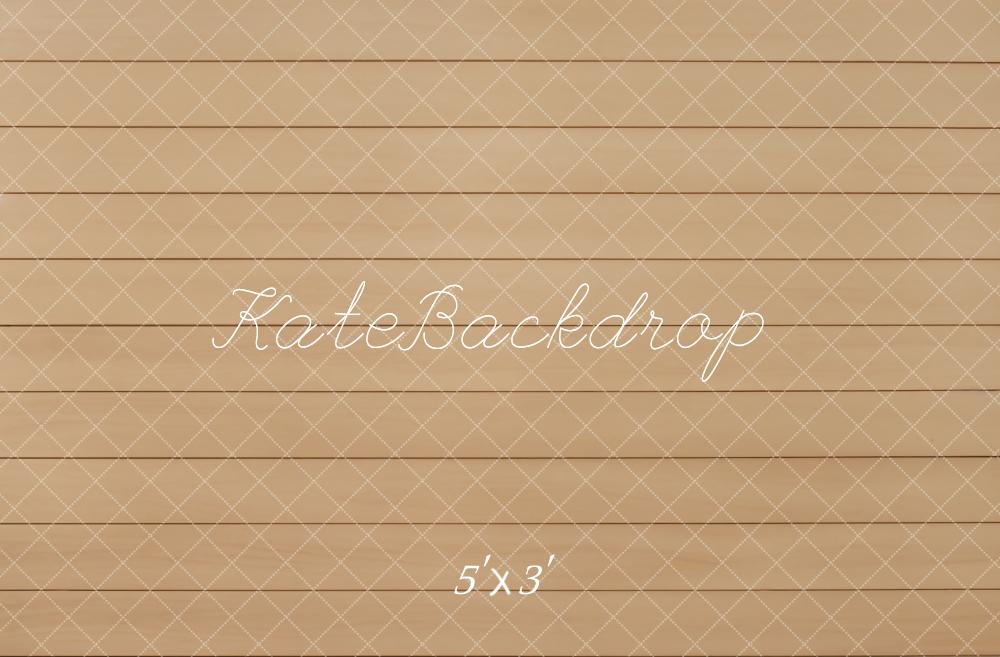 Kate Beige Wood Planks Floor Backdrop Designed by Kate Image