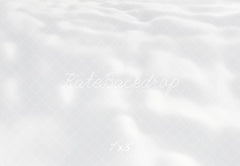 Kate Winter White Thick Snow Floor Printed Backdrop Designed by Kate Image