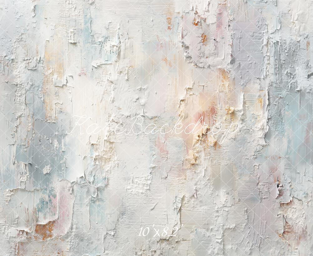 Kate Plaster Paint Wall Abstract Texture Printed Backdrop Designed by Angela Miller