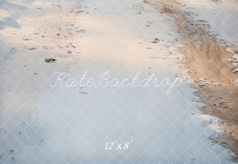 Kate Snow Covered Dirt Road Floor Backdrop Designed by Kate Image