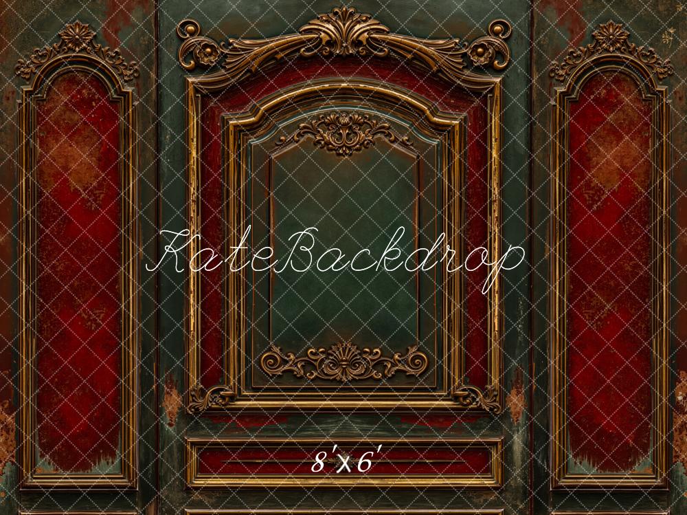 Kate Vintage Wall Ornate Gold Frame Backdrop Designed by Emetselch