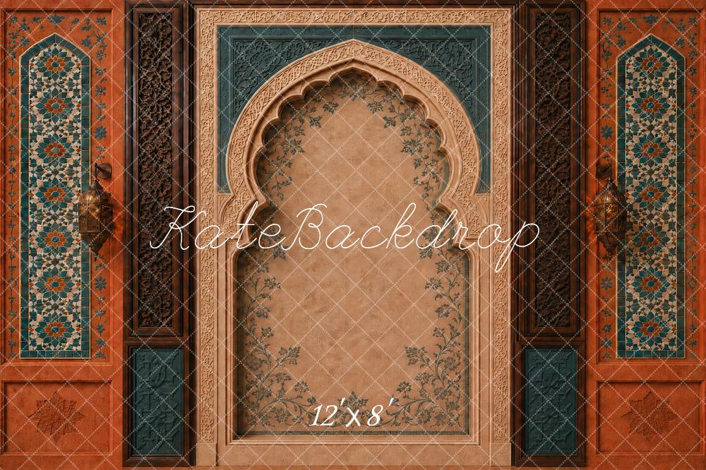 Kate Moroccan Arch Mosaic Lantern Printed Backdrop Designed by Vertigo Productions