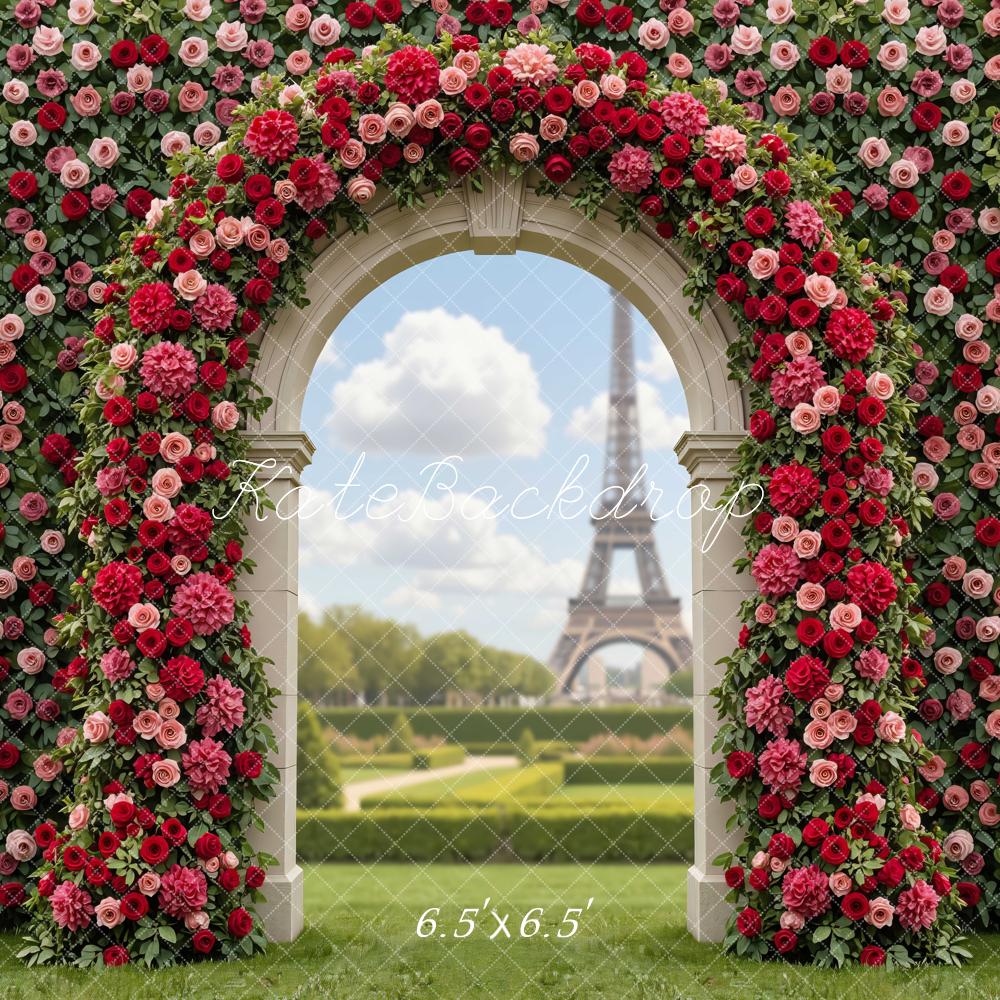 Kate Spring Flower Arch Rose Wall Backdrop Designed by Mini MakeBelieve