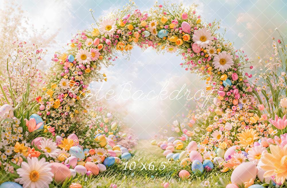 Arco di fiori di uova di Pasqua all'aperto Designed by Emetselch