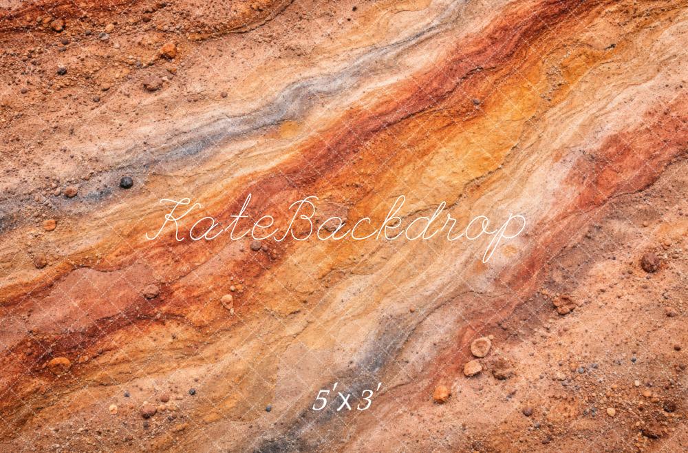 Kate Abstract Texture Earthy Layered Stone Printed Backdrop Designed by Vertigo Productions