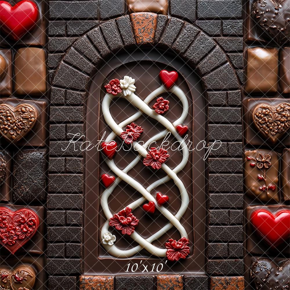 Corazón de Chocolate Arco de Fondo Designed by Mini MakeBelieve