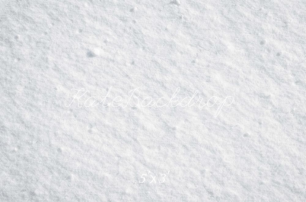 Kate Winter White Snow Printed Floor Backdrop Designed by Mini MakeBelieve