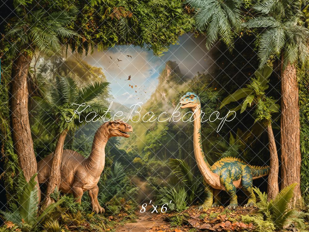 Kate Dinosaur Jungle Forest Backdrop Designed by Emetselch