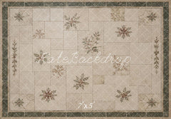 Kate Vintage Botanical Patterned Floor Printed Backdrop Designed by Vertigo Productions