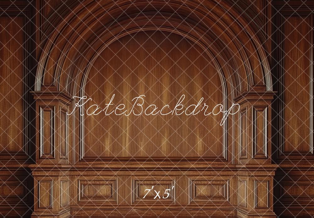 Elegant Classic Wood Panel Backdrop
