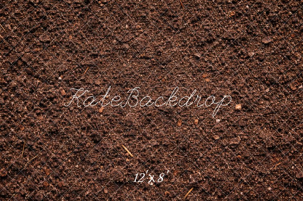 Kate Brown Dirt Texture Floor Printed Backdrop Designed by Vertigo Productions