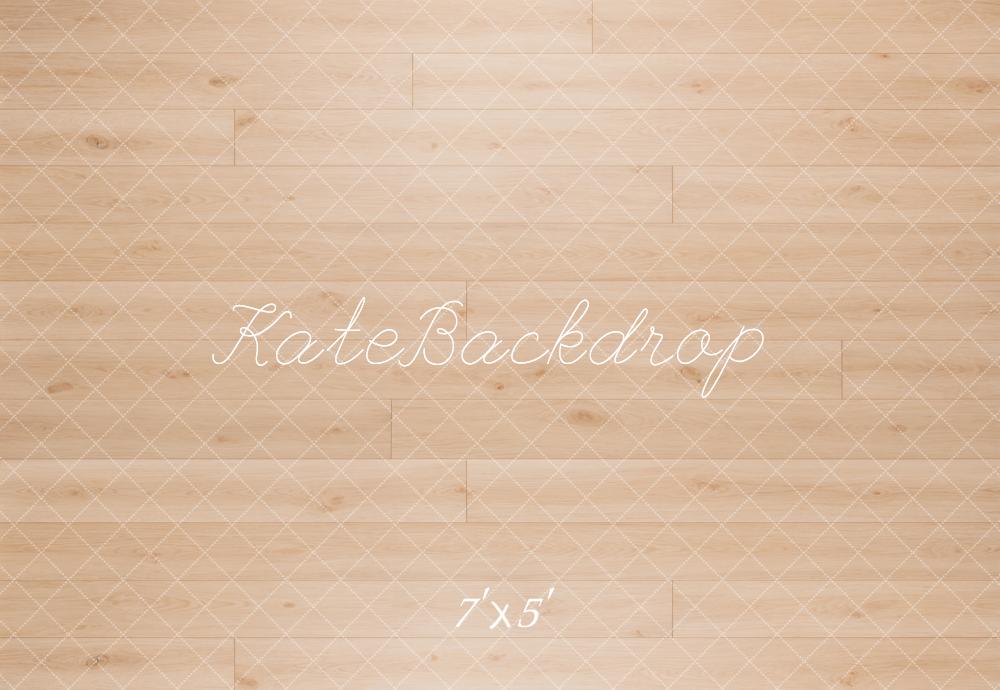 Kate Light Wood Plank Floor Printed Backdrop Printed Backdrop Designed by Kate Image