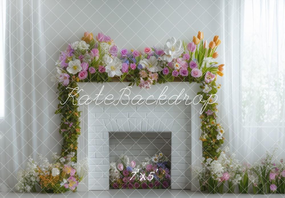 Spring Flower Arch Foto Achtergrond Designed by Mini MakeBelieve