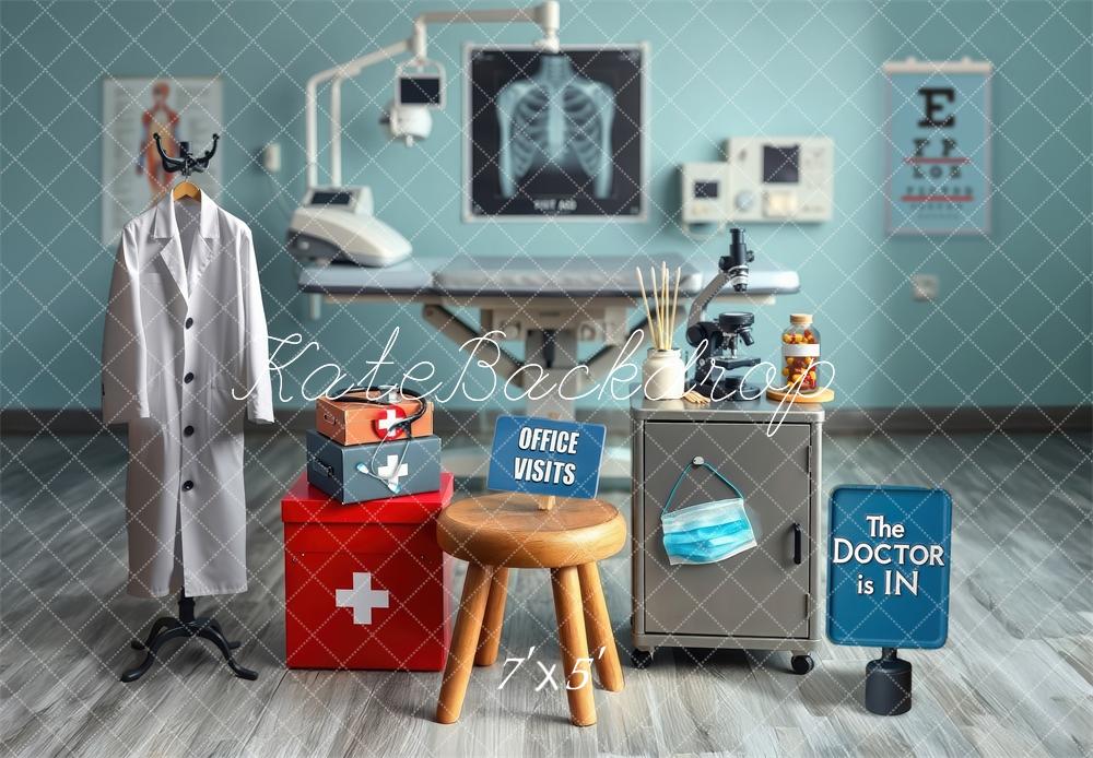 Medical Office Clinic Diagnostic Backdrop
