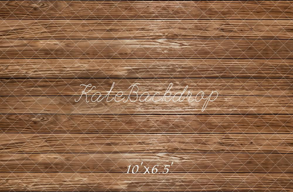 Kate Brown Wooden Plank Floor Backdrop Backdrop Designed by Emetselch