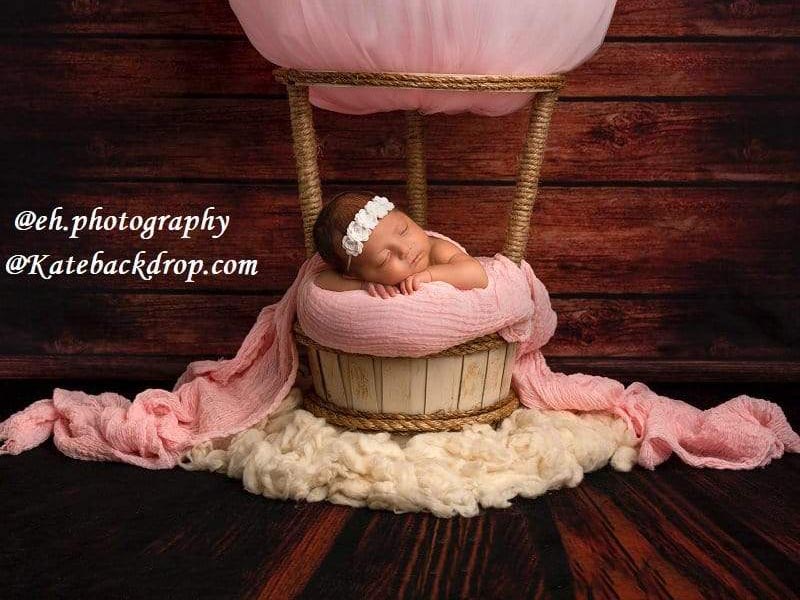 Kate Dark Wood Backdrop for Newborn/Children photos