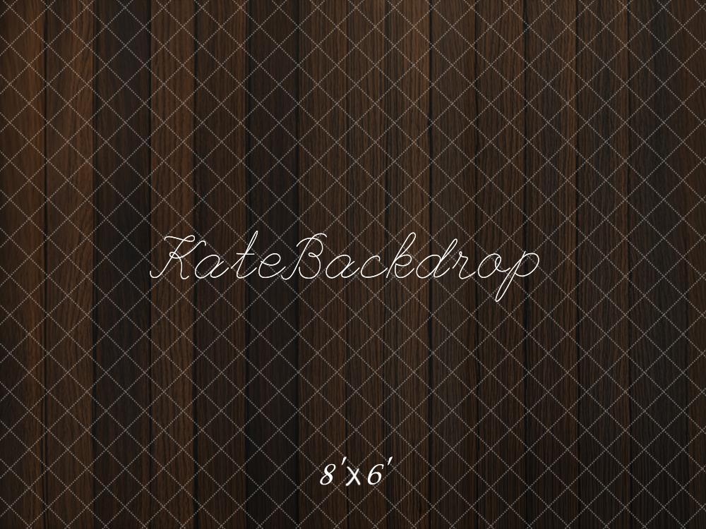 Kate Dark Wood Texture Floor Backdrop Designed by Emetselch
