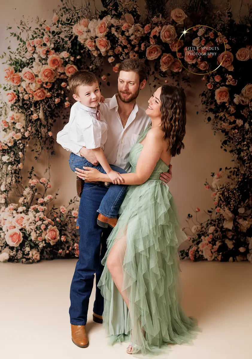 Kate Spring Flower Arch Wedding Backdrop Designed by Emetselch