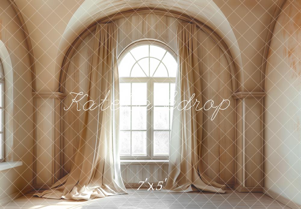 Elegant Vintage Draped Window Backdrop
