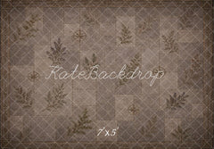 Kate Botanical Compass Tile Pattern Printed Backdrop Designed by Vertigo Productions