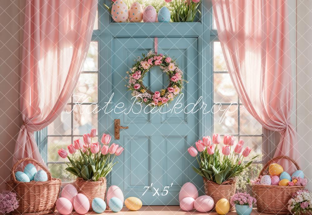 Spring Blossom Easter Window Backdrop